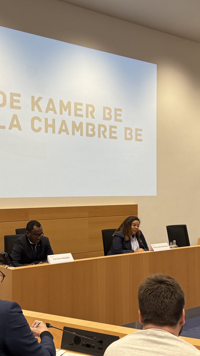 Pierre Kompany (@pierrekompany) on Twitter photo Aujourd’hui, j’ai rencontré la Ministre des Affaires étrangères de la République Démocratique du Congo, <a href="/RDCongoMAE/">Thérèse Kayikwamba Wagner</a>, Thérèse Kayikwamba Wagner.
Elle nous a interpellés sur la nécessité pour la Belgique, en tant qu’État membre de l’UE, de s’impliquer activement dans la libération Aujourd’hui, j’ai rencontré la Ministre des Affaires étrangères de la République Démocratique du Congo, <a href="/RDCongoMAE/">Thérèse Kayikwamba Wagner</a>, Thérèse Kayikwamba Wagner.
Elle nous a interpellés sur la nécessité pour la Belgique, en tant qu’État membre de l’UE, de s’impliquer activement dans la libération