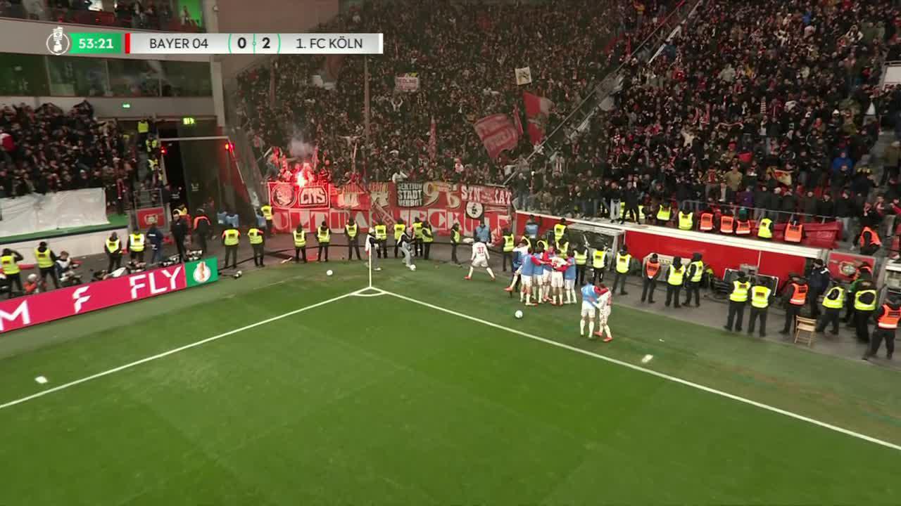 A MASSIVE UPSET IS BREWING IN THE DFB POKAL!! 🔥FC KOLN GO UP 2-0 AGAINST LONGTIME RIVALS AND POKAL HOLDERS BAYER LEVERKUSEN!  😳