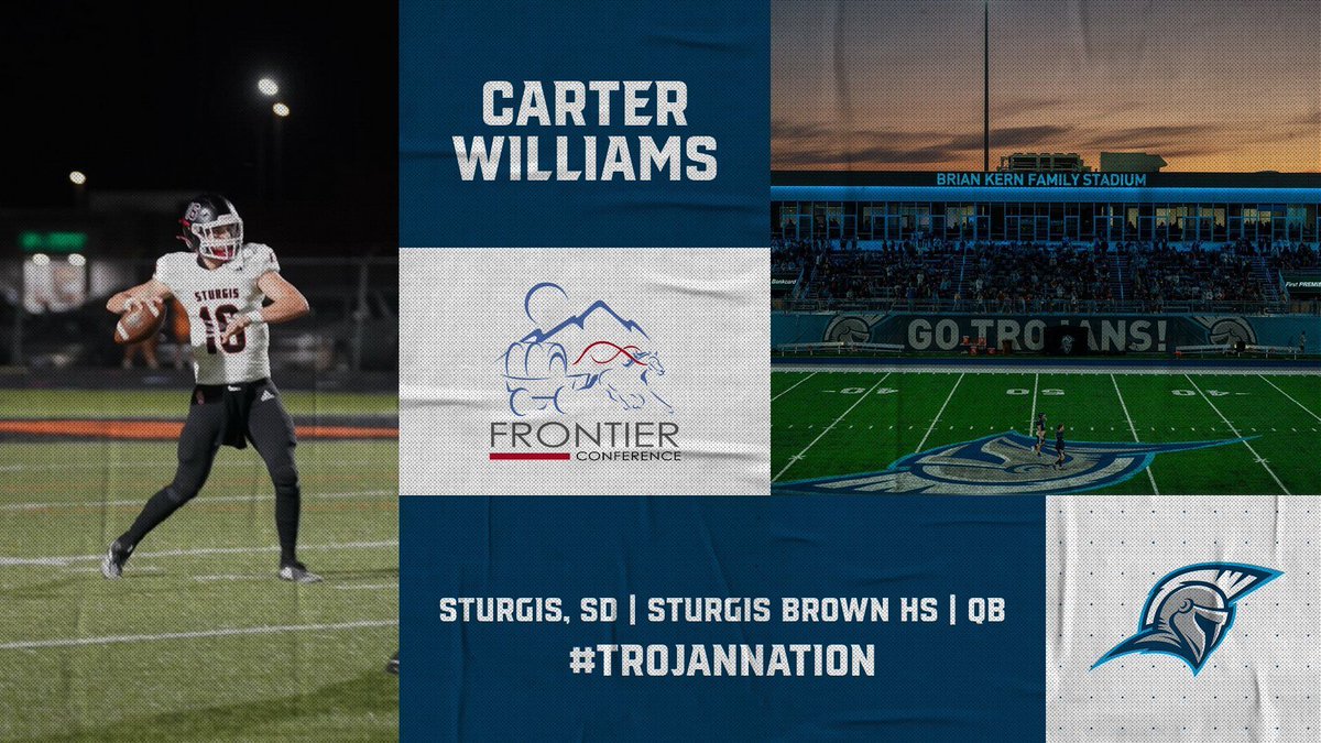 Dakota State Football (@dsufootball) on Twitter photo Welcome to the family!
Carter Williams ( <a href="/CarterWill70850/">Carter Williams</a> )
From: Sturgis, SD
HS: Sturgis Brown HS
QB | 6’4 | 200
Film: buff.ly/4aK2BqV Welcome to the family!
Carter Williams ( <a href="/CarterWill70850/">Carter Williams</a> )
From: Sturgis, SD
HS: Sturgis Brown HS
QB | 6’4 | 200
Film: buff.ly/4aK2BqV
