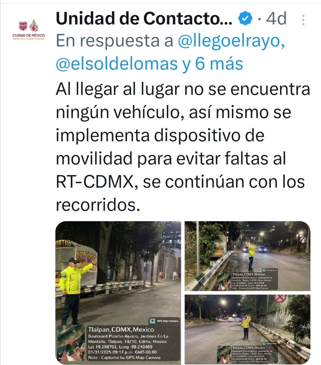 elsoldelomas's tweet image. Cuando se les solicitan operativos para liberar banquetas y primer carril en la Picacho Ajusco, tanto doña @Gabyosoriohdz, su personal de @TlalpanAl y @UCS_GCDMX se hacen como tíos Lolos.
Sus "operativos" los hacen de noche, pero durante el día, ¿qué tal, eh?