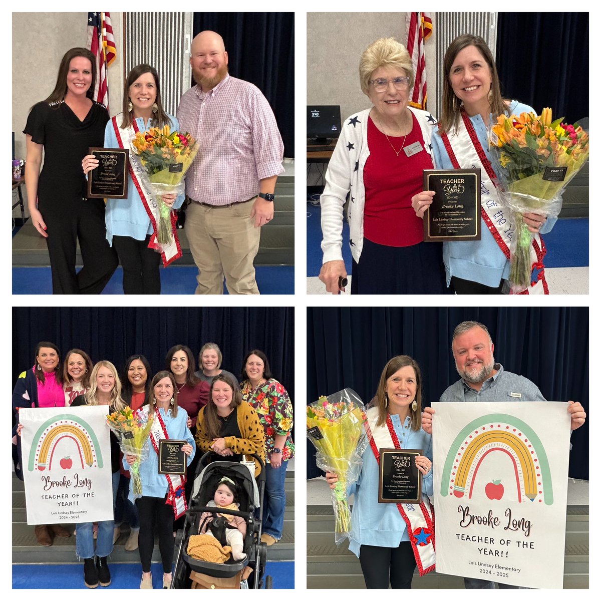 Lois Lindsey Elementary is THRILLED to announce <a href="/MrsLongSLP/">Brooke Long</a> as our 2024-2025 Teacher of the Year! Congratulations Mrs. Long!
