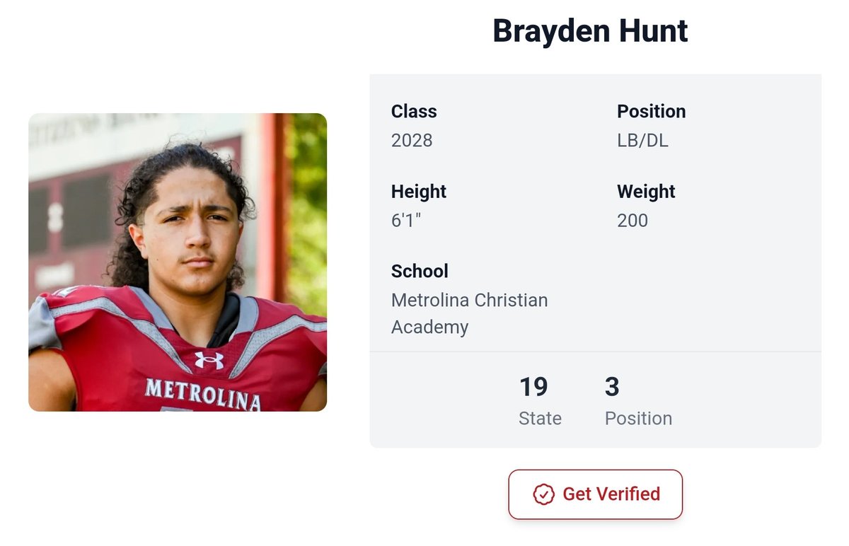 Blessed and honored to be ranked 19th overall and ranked 3rd LB/DL <a href="/PrepRedzoneNC/">Prep Redzone North Carolina</a> <a href="/PrepRedzone/">Prep Redzone 🏈</a> <a href="/AlPopsFootball/">𝐀𝐋 𝐏𝐨𝐩𝐬</a>