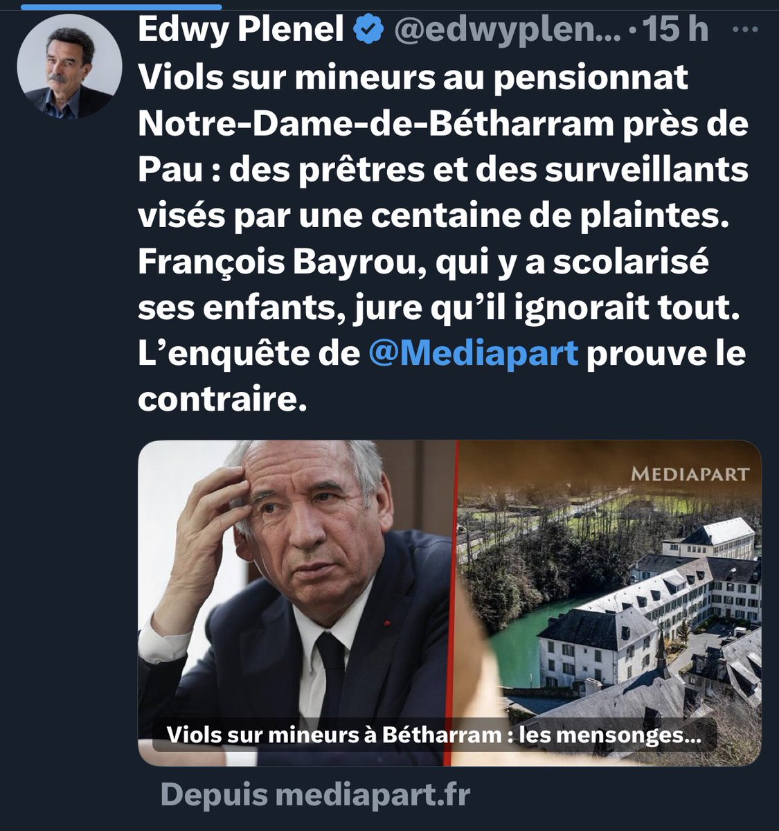 grainatome's tweet image. Il y a que moi que ça choque ? 
Vous êtes tous anesthésiés ou quoi ?
Cela devrait être un scandale d’Etat
Une démission directe. 
Allô allô Allô #censure #CensureBayrou #viols #mediapart #pretres #justice