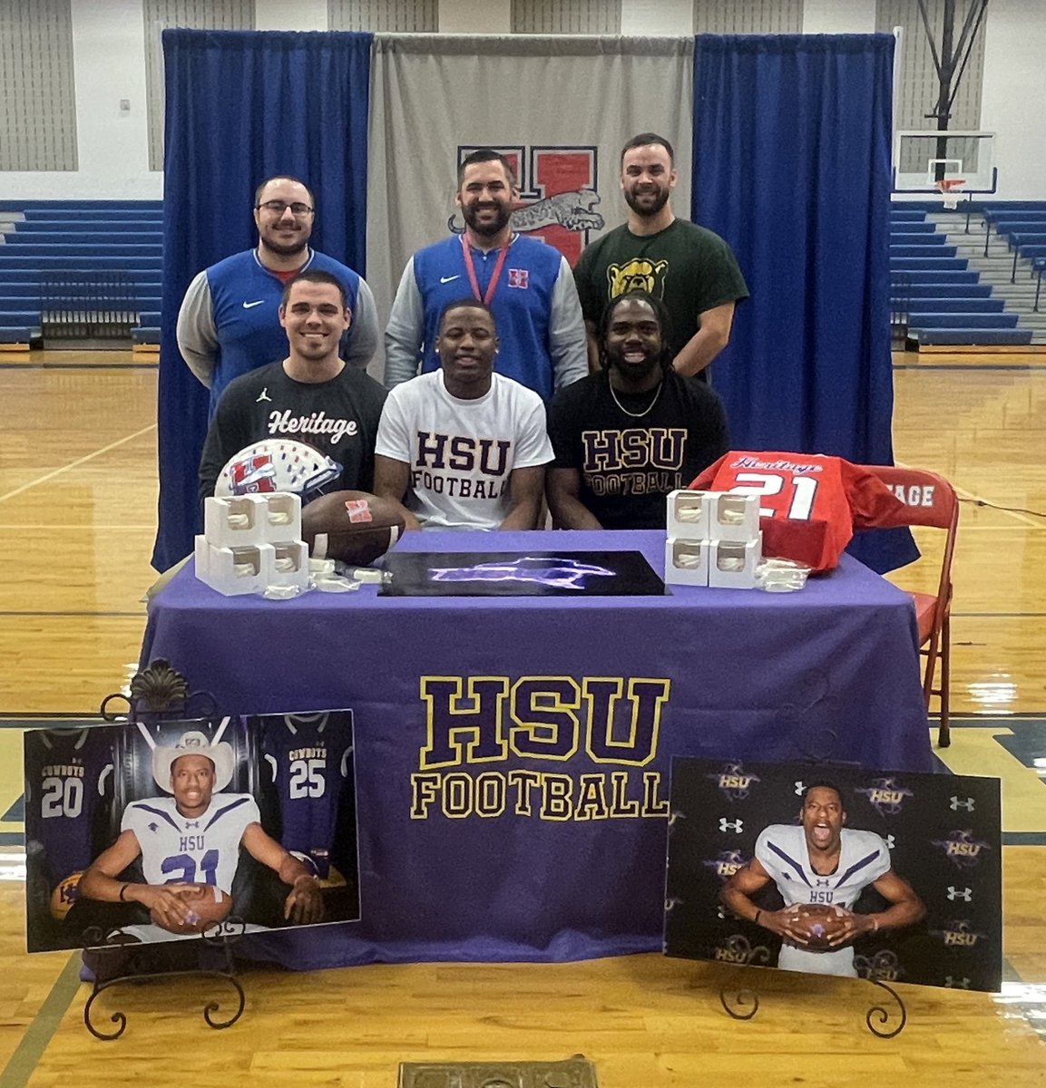Heritage Football (@heritageftball) on Twitter photo Congratulations to Senior Safety <a href="/Jayden_Moore21/">Jayden Moore</a> on signing with <a href="/HSUCowboys/">Hardin-Simmons Cowboy Football</a> Football!
Competitor.
Leader.
Jaguar.
We are proud of you!
<a href="/MidloHeritage/">Heritage HS</a> <a href="/MISD_Athletics/">Midlothian ISD Athletics</a>
#FIGHT #RecruitJags Congratulations to Senior Safety <a href="/Jayden_Moore21/">Jayden Moore</a> on signing with <a href="/HSUCowboys/">Hardin-Simmons Cowboy Football</a> Football!
Competitor.
Leader.
Jaguar.
We are proud of you!
<a href="/MidloHeritage/">Heritage HS</a> <a href="/MISD_Athletics/">Midlothian ISD Athletics</a>
#FIGHT #RecruitJags
