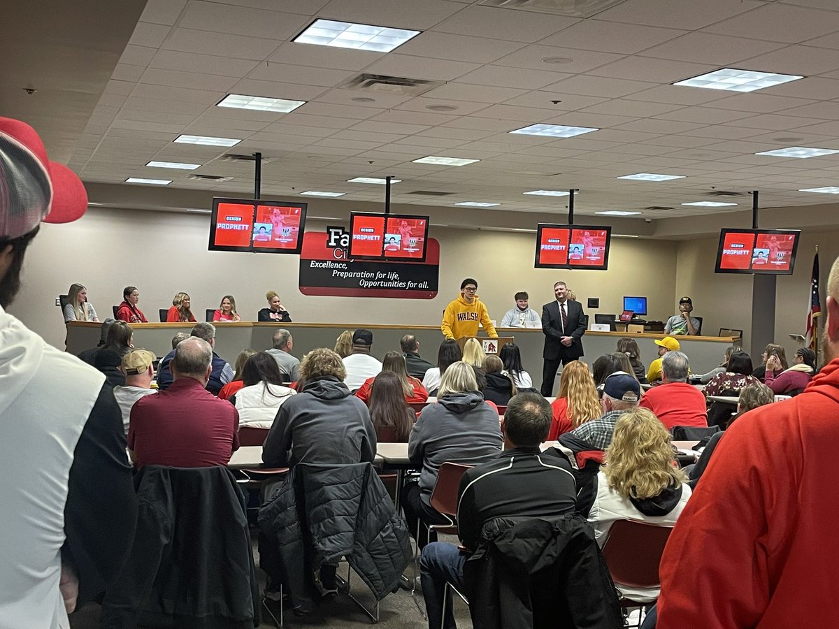 Congratulations to all our seniors signing to play a college sport next year. #FairfieldPride