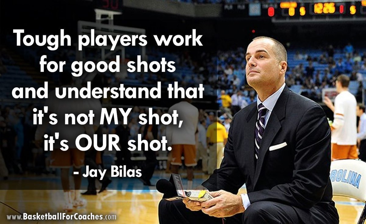 BballCoachMac's tweet photo. "Tough players work for good shots and understand that it's not MY shot, it's OUR shot"

- Jay Bilas https://t.co/7r2MDfrUs0