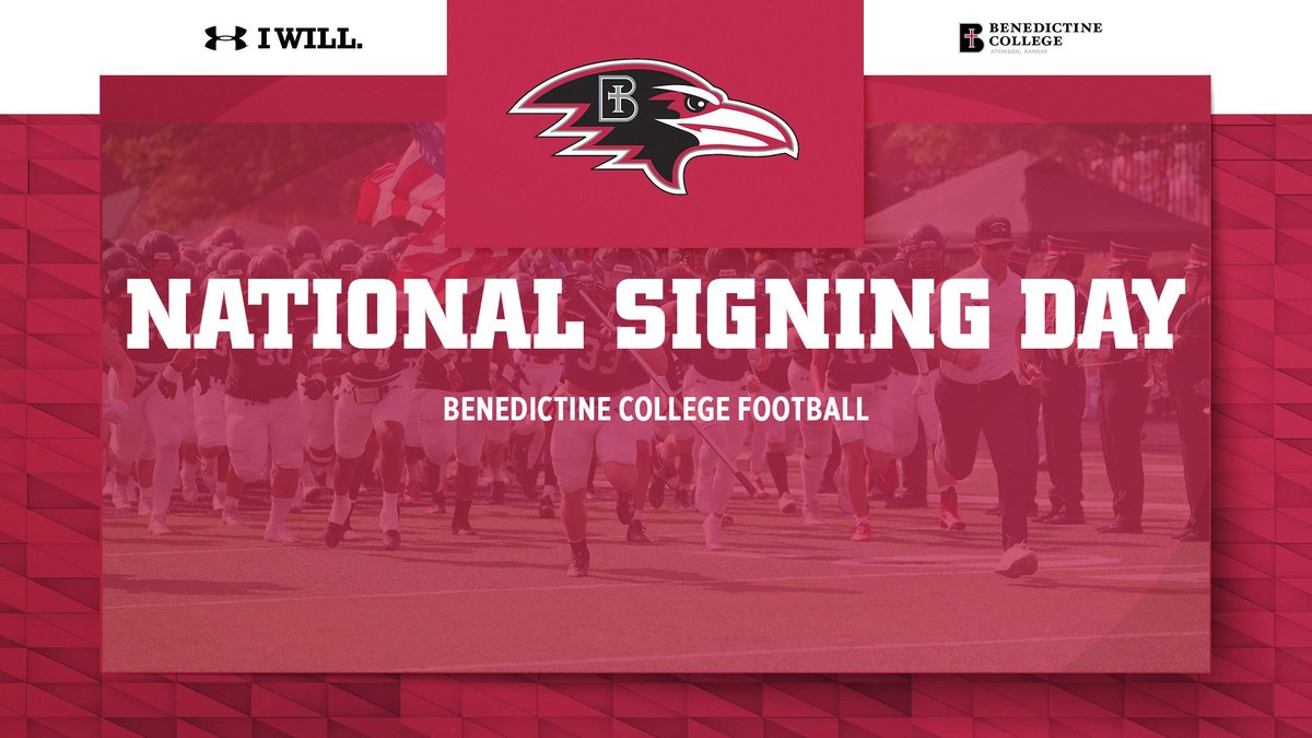 Raven Athletics (@ravenathletics) on Twitter photo .<a href="/RavenFootballBC/">Benedictine Football</a> announces initial signing class on National Signing Day ravenathletics.com/x/iz4tm #UnleashGreatness .<a href="/RavenFootballBC/">Benedictine Football</a> announces initial signing class on National Signing Day ravenathletics.com/x/iz4tm #UnleashGreatness