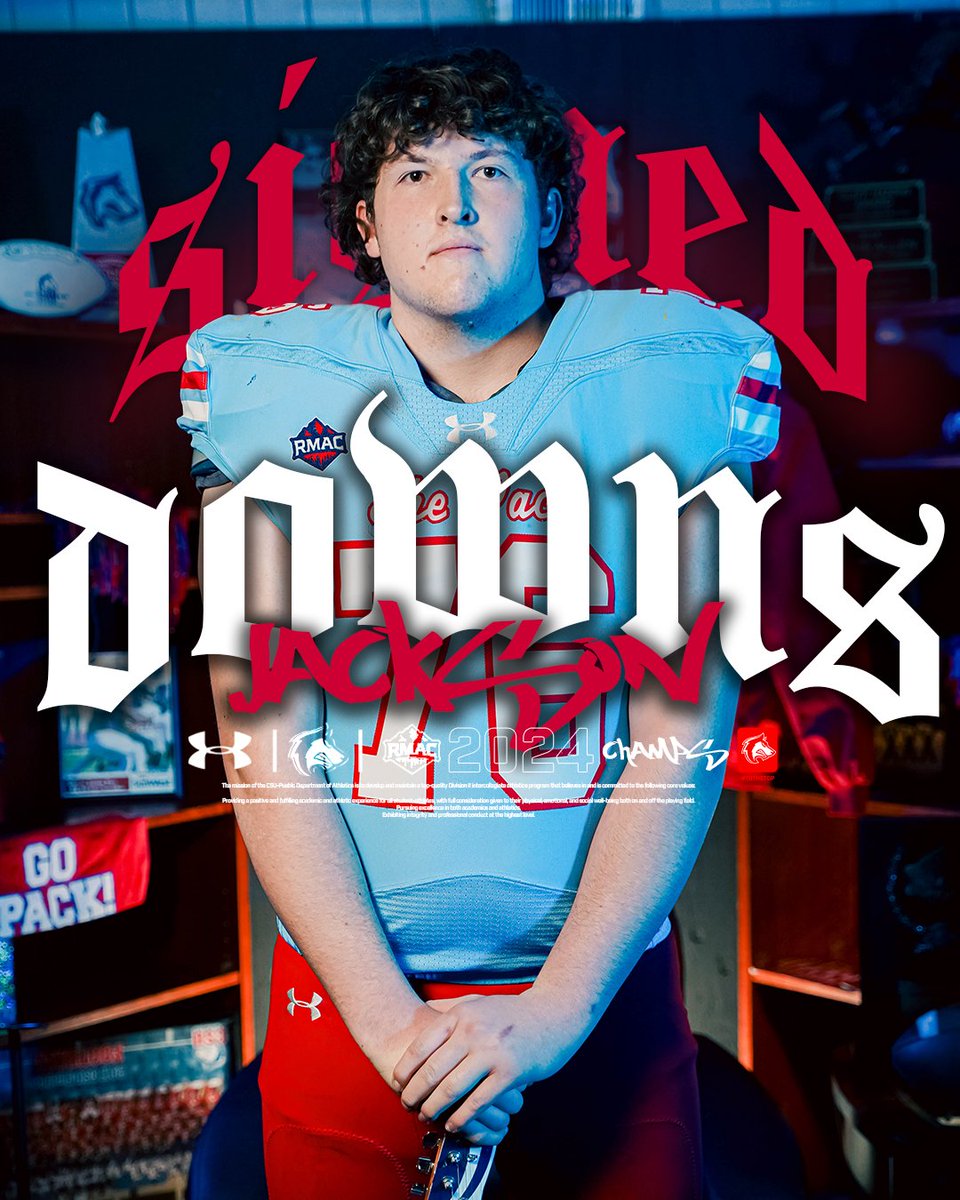 ✍️ Welcome to The Pack Jackson Downs
🐺 | Jackson Downs
🏈 | Offensive Linemen
⚪️ | 6’4 | 305lbs
🔴 | Air Academy, CO
🔵 | Colorado Springs, CO

#ToTheTop