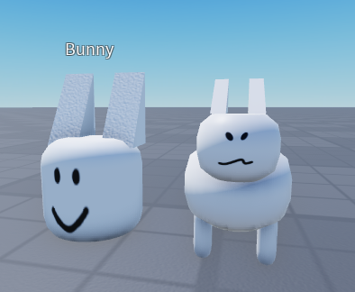 Amonimyeahyeah's tweet image. roblox bunny
design made by a friend
#roblox #dreamgame