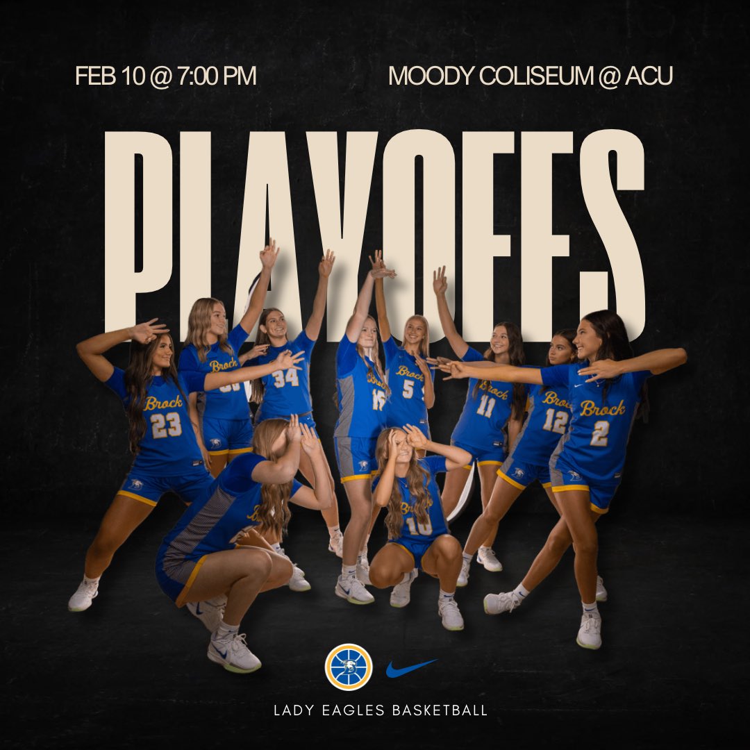BROCKTXGBBALL's tweet image. 🚨BI-DISTRICT PLAYOFF INFO🚨
🆚Lubbock-Cooper Liberty     
📅February 10th
⏰7:00 pm
📍Abilene Christian University 
#10rounds | @BrockAthletics