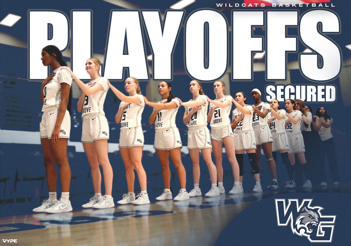 WG_GirlsBB's tweet photo. Our Girls Basketball team has officially punched their ticket to Playoffs! 

Congratulations on all your hard work, dedication and commitment! 

Let’s Gooooo!! https://t.co/PU26w2oPLq