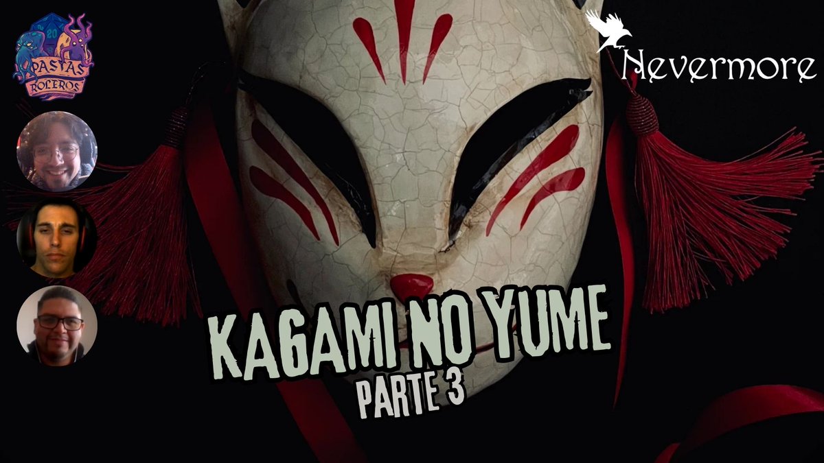 Llegamos al final de Kagami no Yume en #Nevermore <a href="/Perversod20/">Perverso d20</a> 
En la penumbra, el latir retumba, como un tambor que no sabe callar. ¿Es  el tuyo o el mío el que retumba? No importa, pues ambos sangran igual.

youtu.be/15vGEbHXY9o

open.spotify.com/episode/44gYB9…

#juegoderol #rpg