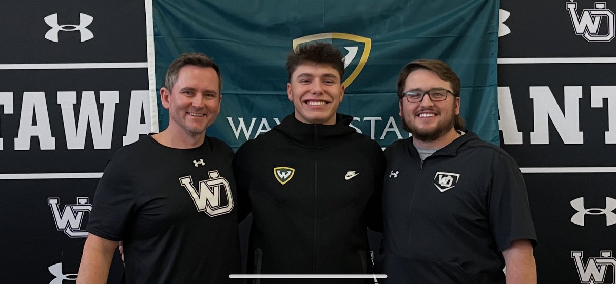 West Ottawa Baseball (@wo__baseball) on Twitter photo WO ⚾️ was excited to see one of our multisport athletes, <a href="/ImConnorKnapp/">Connor Knapp</a> officially sign to play 🏈 at Wayne State University today. From the ball diamond to the gridiron. 🌟 Future! 🖤🏈🤍⚾️ WO ⚾️ was excited to see one of our multisport athletes, <a href="/ImConnorKnapp/">Connor Knapp</a> officially sign to play 🏈 at Wayne State University today. From the ball diamond to the gridiron. 🌟 Future! 🖤🏈🤍⚾️