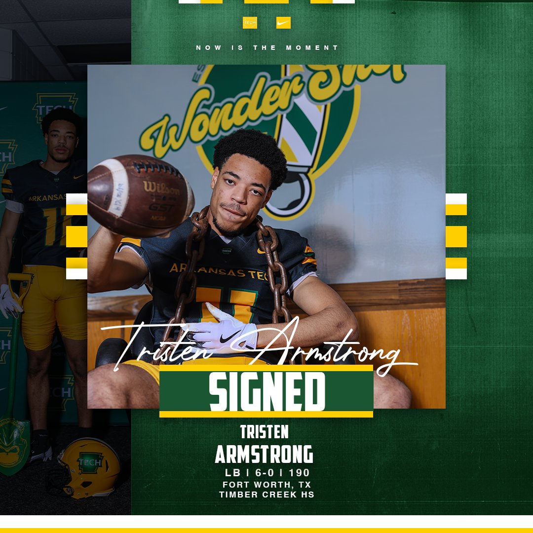 ATUFootball's tweet photo. 🖊️ Tristen Armstrong (@TrisArmstrong25)

LB | 6-0 | 190
Fort Worth, TX
Timber Creek HS

📼 https://t.co/LnkU488aZO

#GoToWork | #FightOn https://t.co/TfX79XkSXl