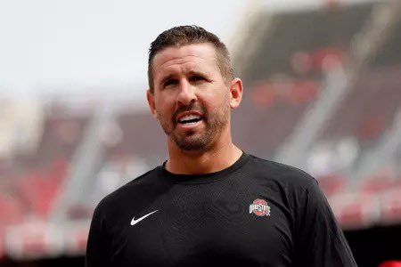 mzenitz's tweet photo. Ohio State plans to name Brian Hartline as its new offensive coordinator, sources tell @cbssports/@247sports.

Hartline has continued to do elite work as a receivers coach, including most recently with guys like Jeremiah Smith, and as a recruiter. Now set for a promotion.

https://t.co/H1pSFVTaDO