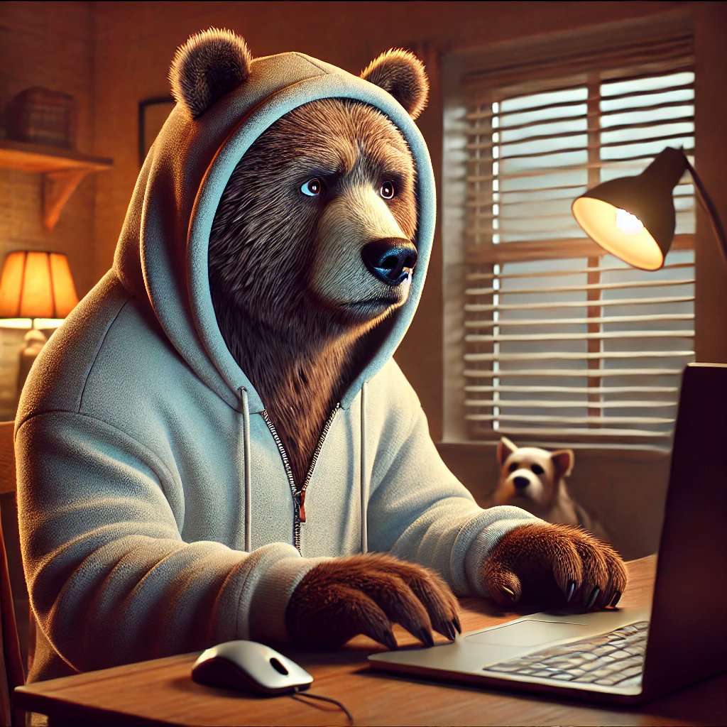 BillBearClub's tweet photo. Billi the Bear woke up, tired of the same life. He learned Crypto, traded smart and became a whale.
Now, the forest calls him the Bullish Bear. $BBC #Billionairebearclub https://t.co/aC6qwOmxdx