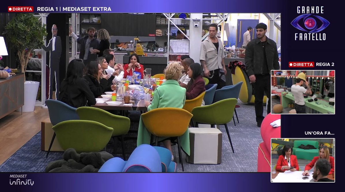 VisioneNotturna's tweet photo. 😉 Javier è arrivato a tavola per l'aperitivo dopo aver parlato con Giglio...
#GrandeFratello #Helevier #Amavier #Javi7 #LaFlottaJ https://t.co/cFOPNiMkBh