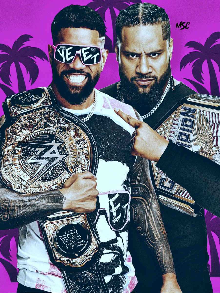 MSC880's tweet photo. Post #WrestleMania 🤙🏻☝🏻
@WWEUsos https://t.co/bGadkx5Bqb