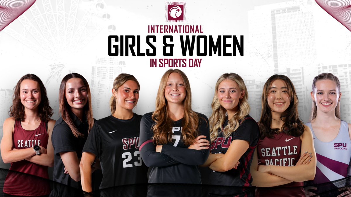 On this 39th annual National Girls and Women in Sports Day, SPU is proud to salute and recognize the efforts and achievements of the student-athletes who wear Falcon colors in cross country, golf, soccer, volleyball, basketball, track &amp; field, and rowing!

#GoFalcons