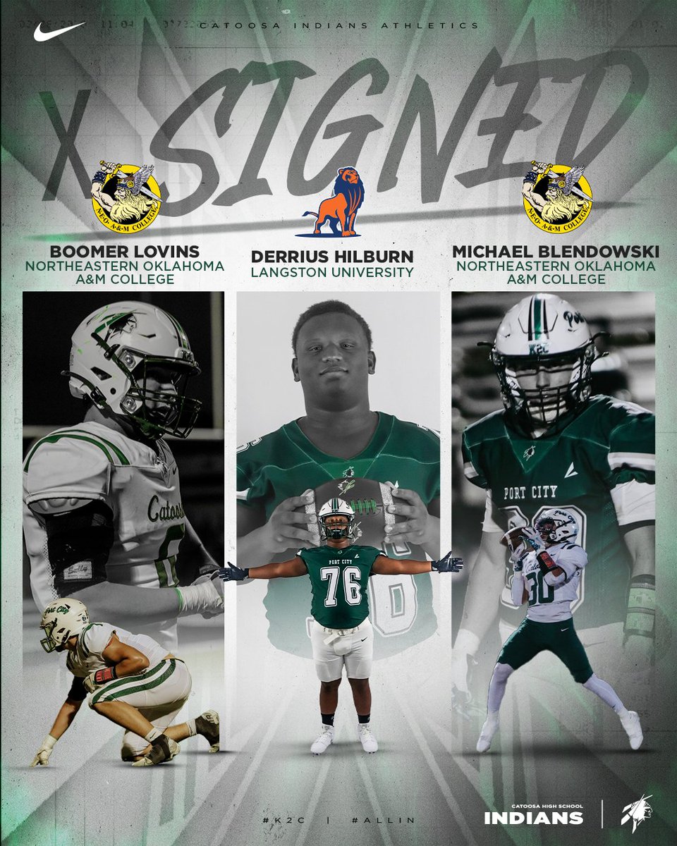 💥BOOOOOM💥  🖊SIGNED!!!🖊

🤝 <a href="/LUBoysFootball/">Langston Lions FB</a> 
🤝 <a href="/Norsemen_FB/">NEO Football</a> 

#ALLIN