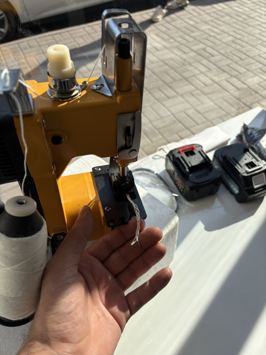 MuhammedB98415's tweet photo. Şarjlı 🔋 çuval ağzı dikme makinesi
Yeni nesil hızlı ve yavaş batarya mevcut
#Bülgenmakina #çuvaldikiş #çuvalağzı #devlet #ElonMusk #çuvaldikişmakinesi #muhammedbülgen #türkiye #dikişmakinesi #şarjlıçuvalağzı #Bülgenspecial #81il #unçuvalı #kestaneçuvalı #çuval #adana
05336193401