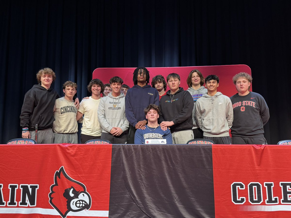 Congratulations to <a href="/calebhesse14/">caleb hesse</a> and family on your commitment to play baseball at the next level. We’re proud to call you a teammate.
<a href="/SICBaseball/">SIC Baseball</a> 
#wearecolerain