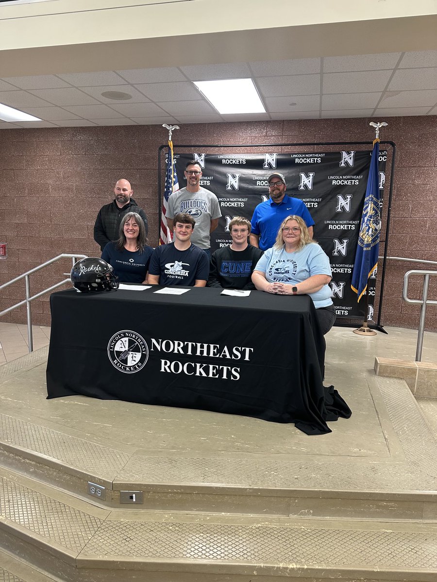 Congratulations to Levi and Alex for signing with the Concordia Bulldogs Football team! These two have been great Rockets! We are all proud! ‘Once A Rocket, Always A Rocket!’