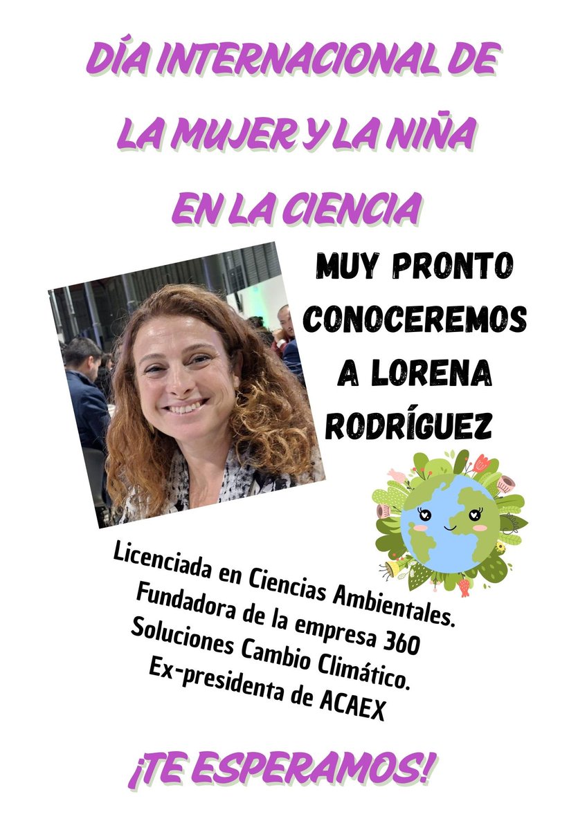 Deseando que llegue el día 11 para conocer a Lorena Rodríguez.