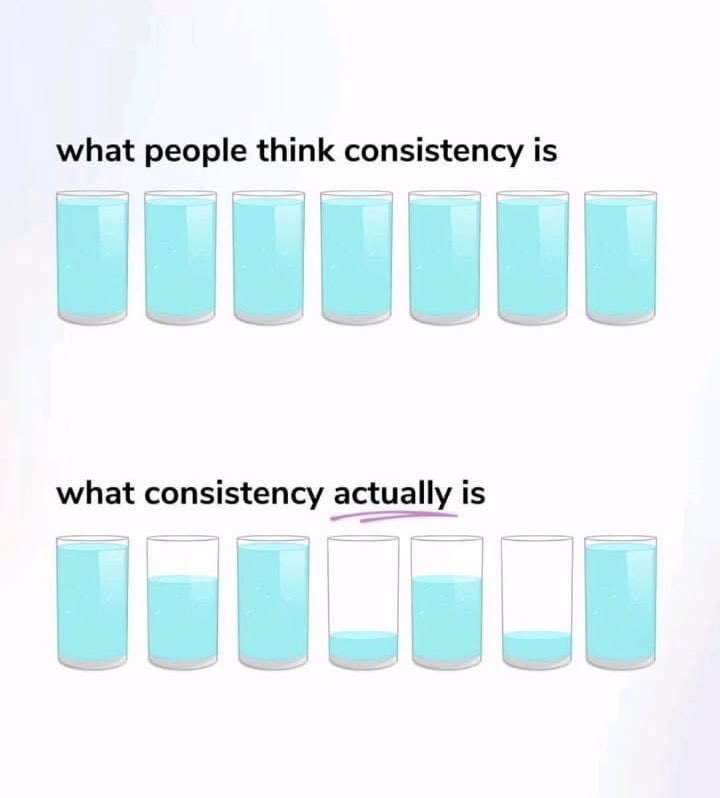 المهم إنك تكون كل يوم بتاخد خطوة جديدة لقدام