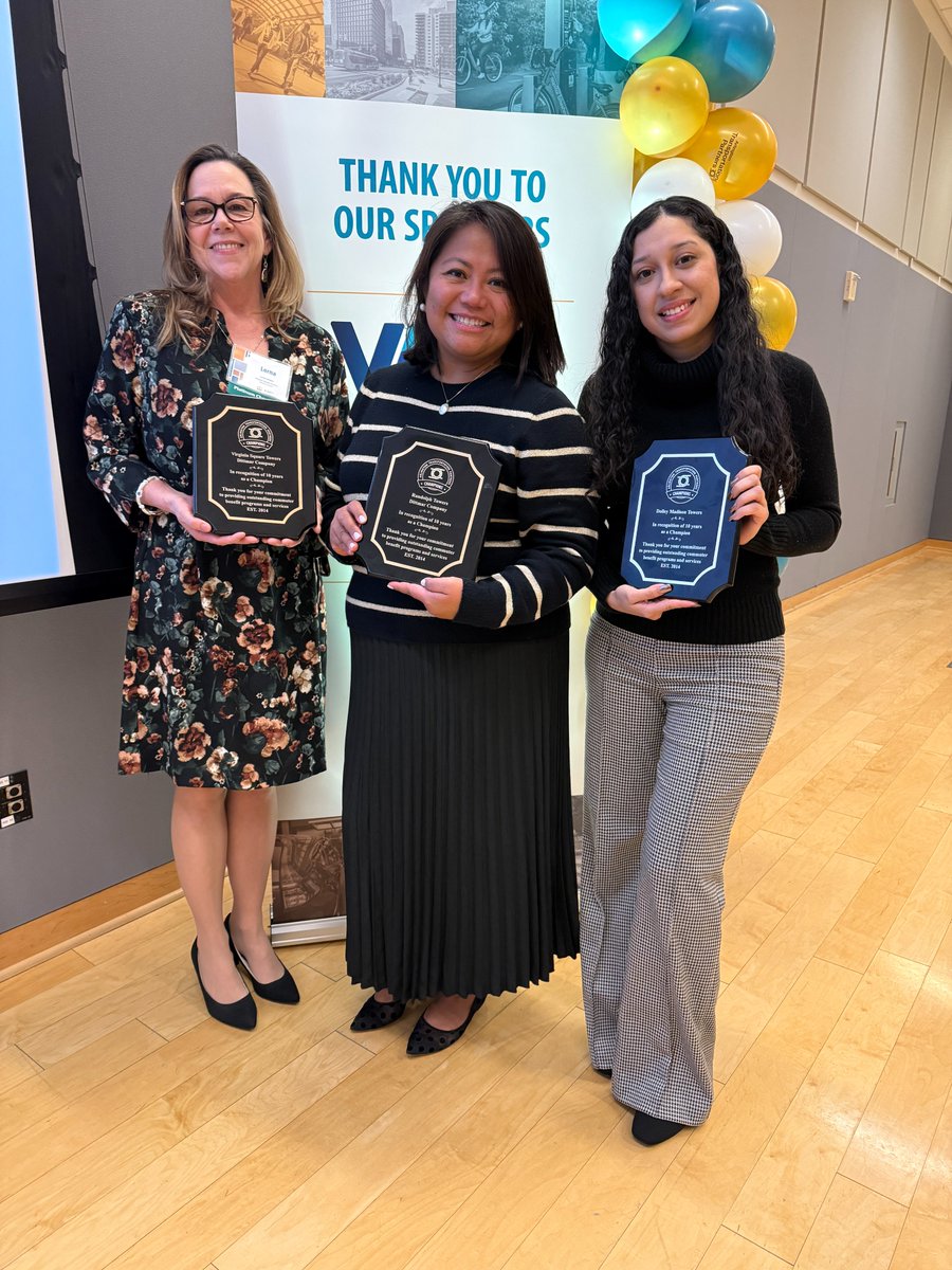 Congratulations to three of our properties for being recognized as 10-Year Champions by Arlington Transportation Partners! #arlingtonva #atp #northernva #dmv #dcmetro #arlingtontransportation #sustainable #rentdittmar