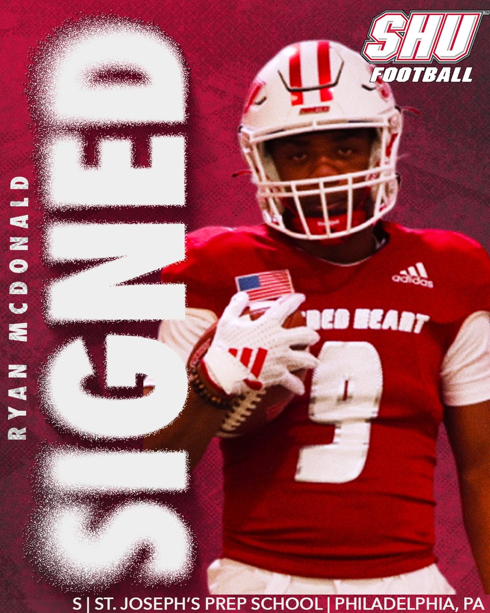 Sacred Heart Football (@shu__football) on Twitter photo Welcome to the SHU Football family, Ryan!!
#WeAreSHU🏈| #DEAL | #SHUGRIT Welcome to the SHU Football family, Ryan!!
#WeAreSHU🏈| #DEAL | #SHUGRIT