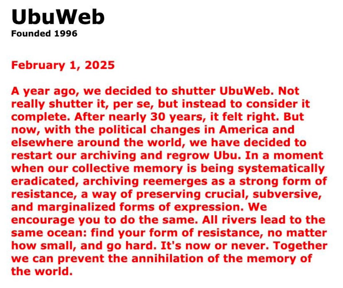 This is the way, Ubuweb.