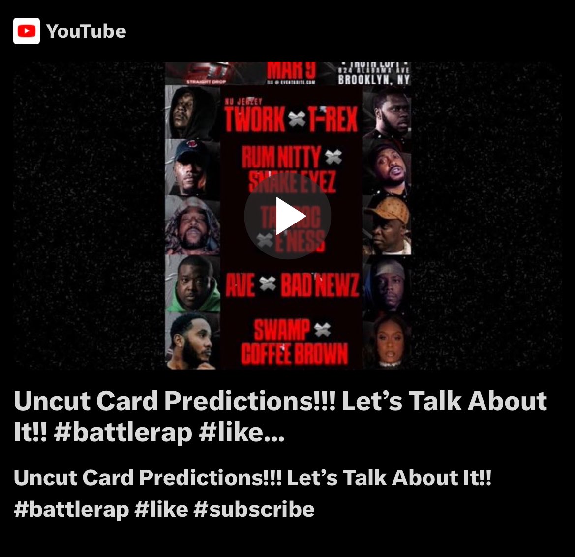 wewatchbattles's tweet photo. Yall tap in @Victorious30441 https://t.co/pUUrToK00d