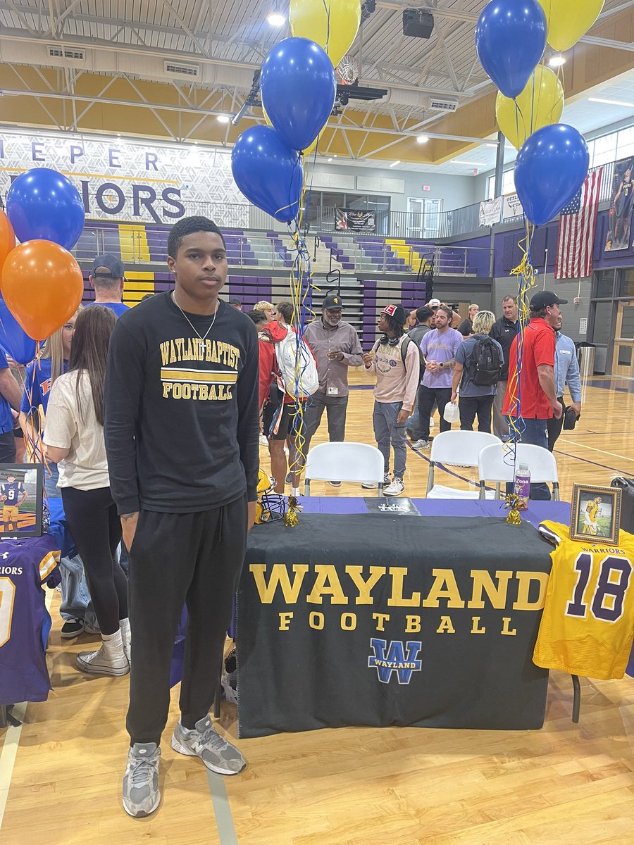 Committed !!! Congratulations son !!!! 💛💙 <a href="/WBUFootball/">WBU Football</a>