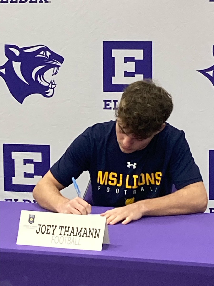 ThamannJoey's tweet image. I’m excited to announce that I will be continuing my academic and football career at Mount St. Joseph University. I want to thank my Coaches, friends, family, and teammates that have supported me along the way. #GoLions! @MSJ_FB