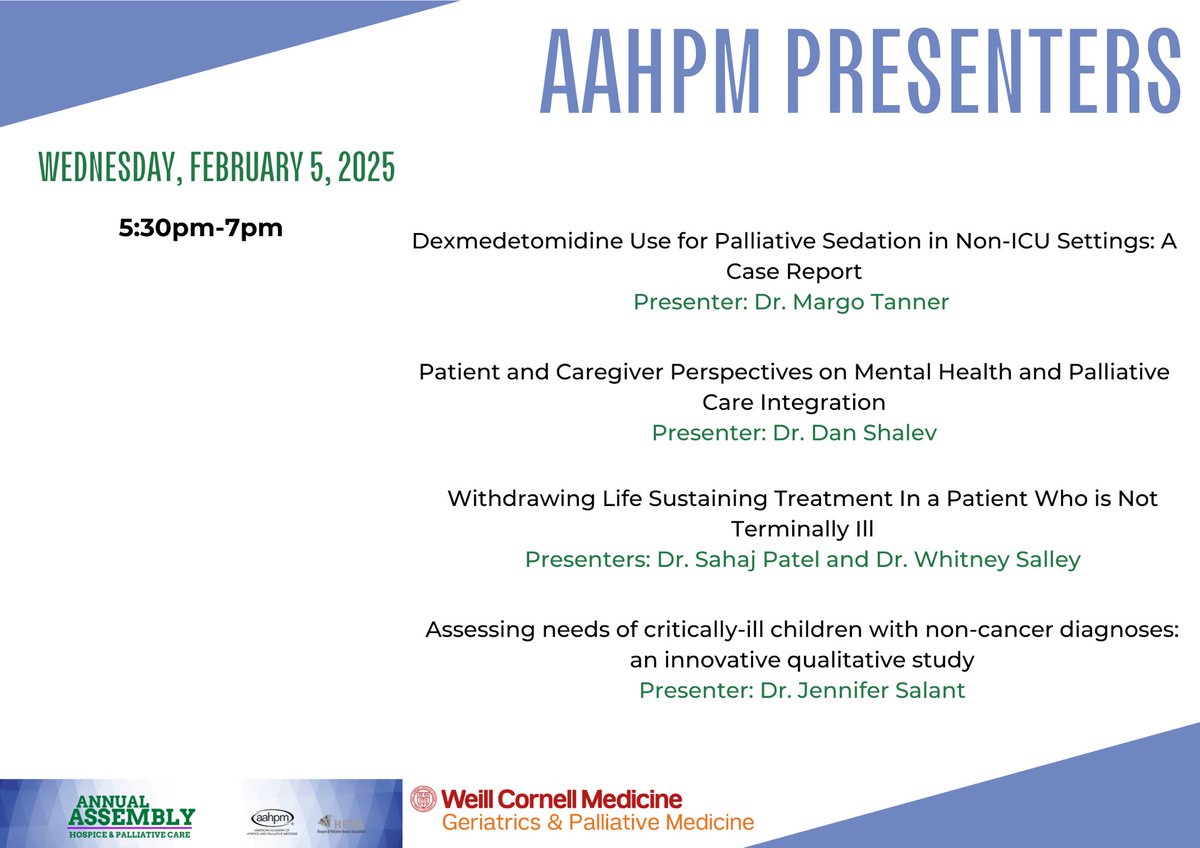 We’re in Denver for #hapc25! Our fellows and faculty will be presenting at tonight’s opening reception - come say hello!