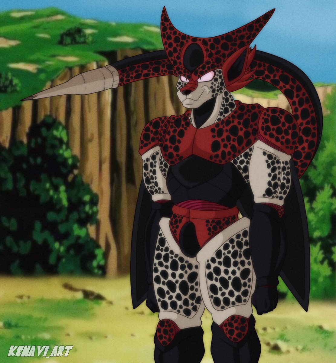 ArtKenavi's tweet photo. NORMAL TAIL VERSION
#DBZ #DBGT #DBAF #Cell #furry #Imperfectcell #cellabsorbs #DragonBallZ #Basil #Bergamo #vegeta #DragonballSparkingZero #piccolo #cell #furryoc #furryartwork https://t.co/eGccFW1NEX