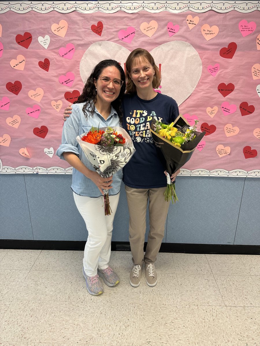 Congratulations to Ms. Hanzlik, our Teacher of the Year, and Ms. Aponte, our Paraprofessional of the Year!