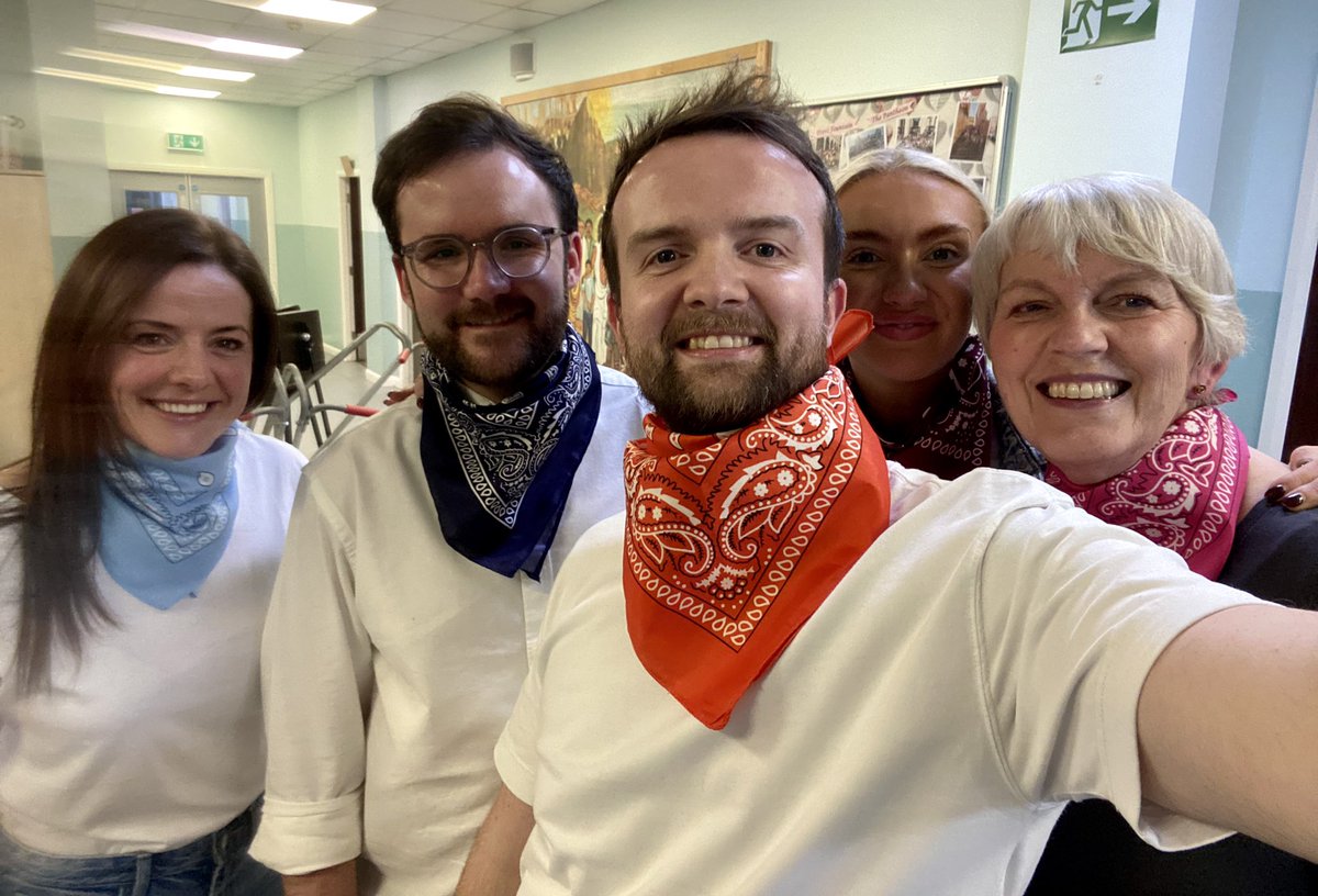 The music teachers ready for the 6th year concert! Let’s do this! <a href="/stninianshigh/">Saint Ninian's</a>