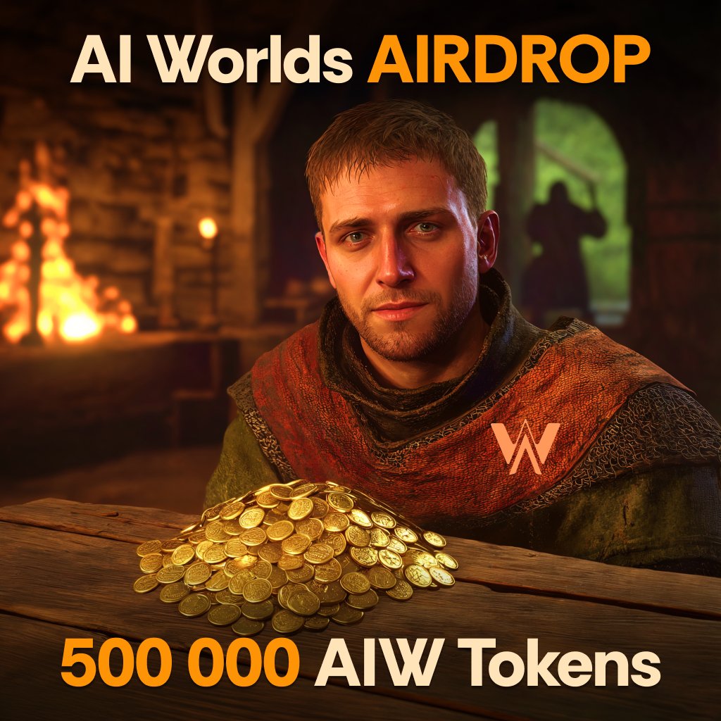 AIWORLDSGAMES's tweet photo. https://t.co/x91zBVrTc4

The 500,000 $AIW #Airdrop is still going! If you’re new here, take some tips to clear Level 1, your first step to becoming an #AI Worlds Champion!

🔹 Read the GitBook
🔹 Watch the video
🔹 Explore the website
🔹 Join the referral program

You got this! https://t.co/y4Ik54SMGM