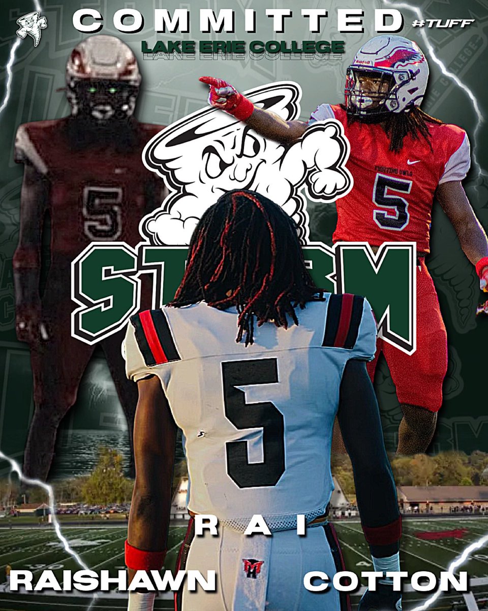 I am 100% committed to <a href="/LakeErieFB/">Lake Erie Storm Football</a> #GoStorm 💚🌪️