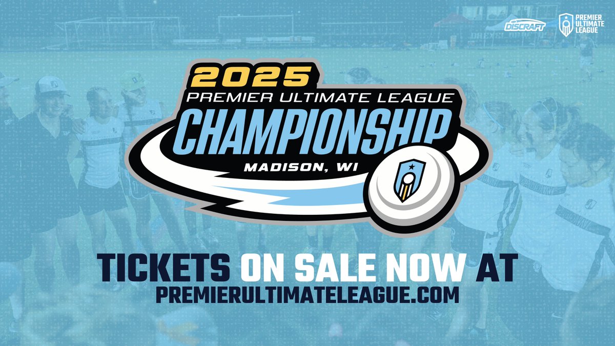 The 2025 PUL Championship will be held in Madison, Wisc. on June 14-15, 2025. This two-day celebration of women's and gender-expansive pro ultimate will showcase the top talent in the league, promising an unforgettable weekend.

🎟️ premierultimateleague.com/pul-championsh…