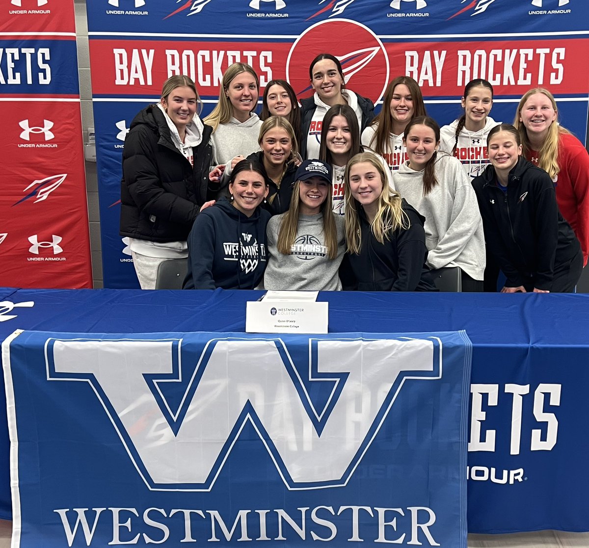 Bay Girls Basketball (@baygirlsbball) on Twitter photo What an AWESOME day celebrating our senior <a href="/quinnoleary25/">Quinn O'Leary</a> and her commitment to continue her academic and athletic career at <a href="/westminsterpa/">Westminster College</a>! WE are so proud of you! Not only your basketball accomplishments, but for the amazing and kind young woman you are! <a href="/WC_WBB/">Westminster WBB</a> <a href="/BayAthletics/">Bay Athletics</a> What an AWESOME day celebrating our senior <a href="/quinnoleary25/">Quinn O'Leary</a> and her commitment to continue her academic and athletic career at <a href="/westminsterpa/">Westminster College</a>! WE are so proud of you! Not only your basketball accomplishments, but for the amazing and kind young woman you are! <a href="/WC_WBB/">Westminster WBB</a> <a href="/BayAthletics/">Bay Athletics</a>