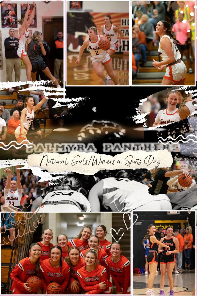 Happy National Girls &amp; Women in Sports Day 💕 a day to celebrate the accomplishments of past female athletes, uplifts current girls/women in sports, and promotes sports to future ballers. We thank you, Lady Panther Alumni, and hope to see continued growth in our program🟠⚫️🐾