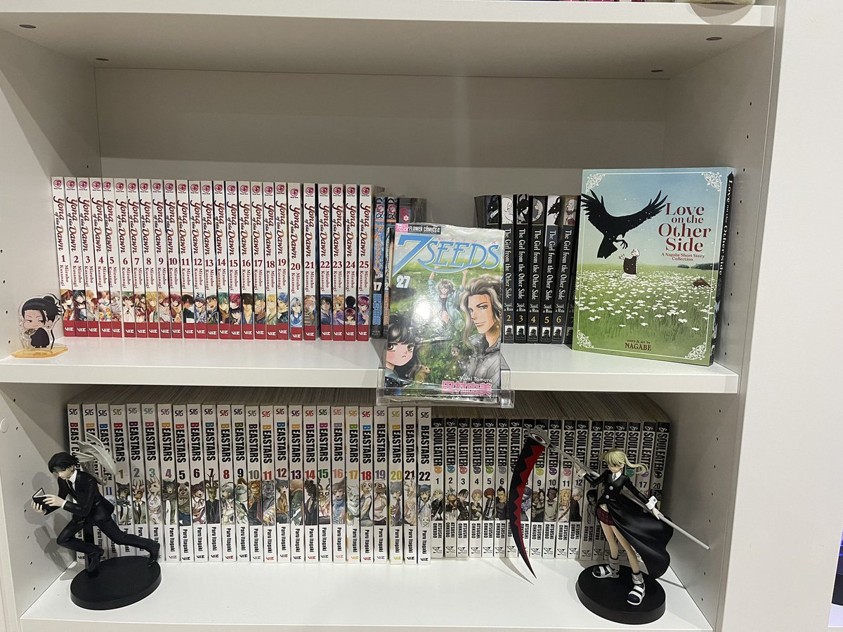 headphanie44's tweet photo. My dream library is complete! 🌸💞 #manga https://t.co/gyL5E9RUiC
