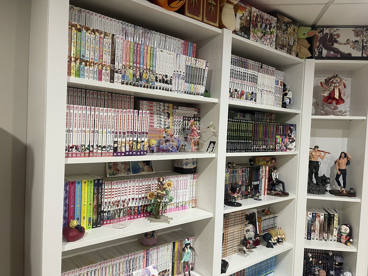 headphanie44's tweet photo. My dream library is complete! 🌸💞 #manga https://t.co/gyL5E9RUiC