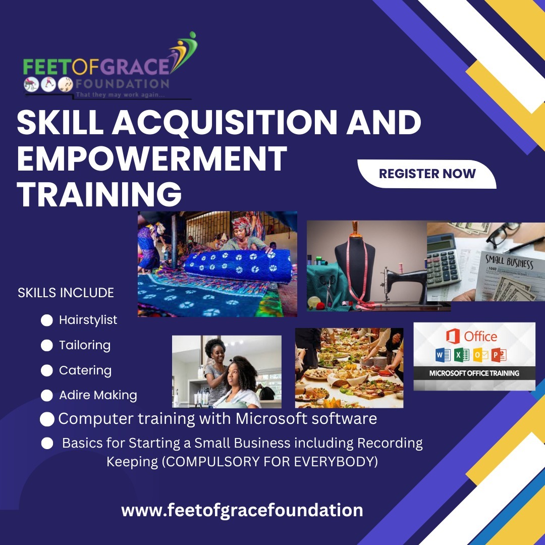 FeetofGrace_F's tweet photo. Computer training Classes for Amputee women by the Feet of Grace Foundation started off to day with the ladies eager to learn. #womenempowerment #women #training #makingadifference 
@IreneOlumese https://t.co/Bvuhrfzr3Q