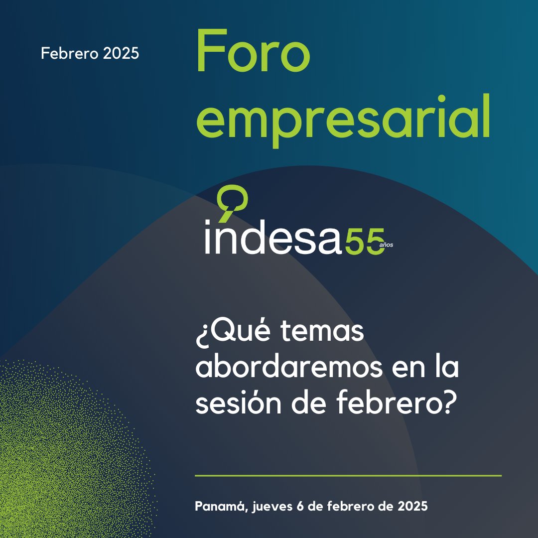 indesacapital's tweet image. 📢 Foro Empresarial INDESA – Jueves 6 de febrero
🌎 Presente y futuro de la economía: herramientas analíticas para navegar un entorno en transformación.
📊 Perspectivas 2025: proyecciones, la relación con EE.UU. y el Canal 🚢
¡Los esperamos!
#Economía #proyecciones #CSS2025