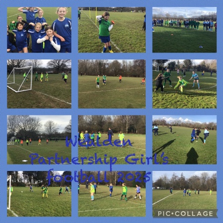 Today a team of YR5&amp;6 girls took part in a girl's football event. The girls mixed with pupils from other wealden schools &amp; the girls all played beautifully &amp; enjoyed making new friends. Congratulations to Fleur &amp; Caoilainn for their Most Valuable Player &amp; team spirit awards.