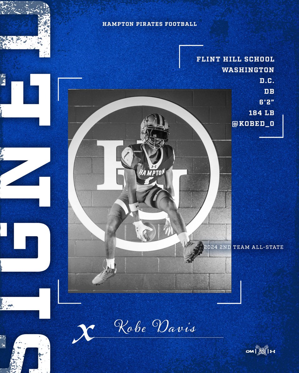 Kobe Davis is officially a Pirate! Welcome to Our Home by the Sea! ⚓️💙

#WeAreHamptonU